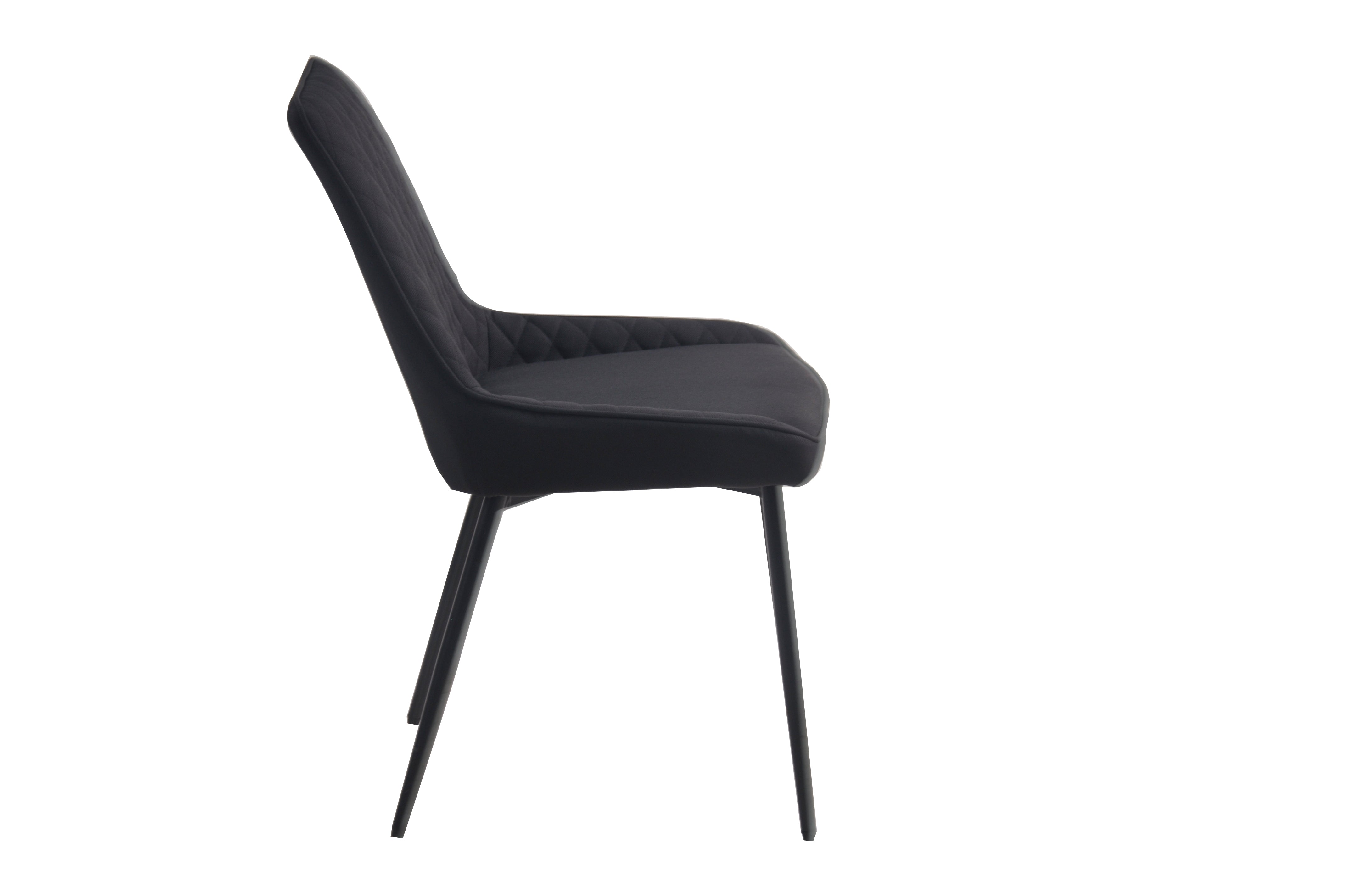 TPFLiving 2er Set Esszimmerstuhl Oliver Stoff mit Diamantsteppung TPFLiving 2er Set Esszimmerstuhl Oliver Stoff mit Diamantsteppung