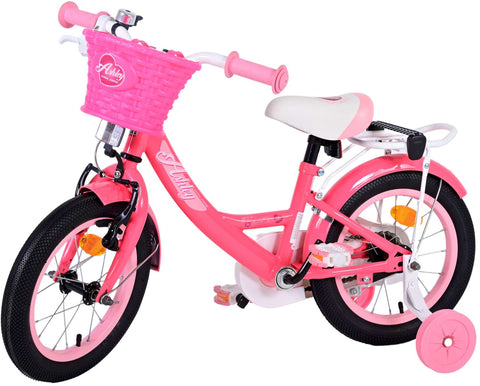 TPFSports Ashley Kinderfahrrad - Mädchen - 14 Zoll TPFSports Ashley Kinderfahrrad - Mädchen - 14 Zoll