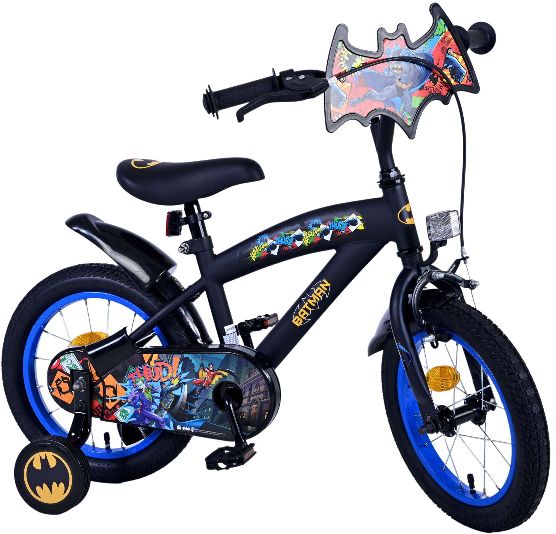 kinderfahrrad rücktritt ja oder nein TPFSports DC Batman Kinderfahrrad - Jungen - 14 Zoll