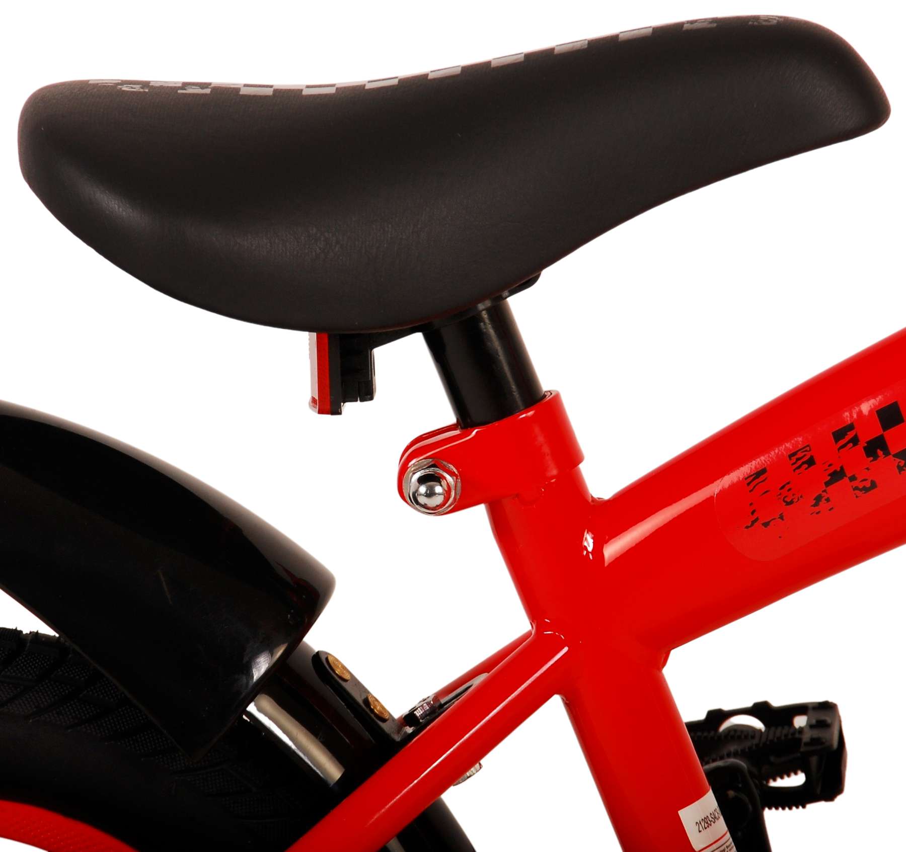 TPFSports Disney Cars Kinderfahrrad - Jungen - 12 Zoll - Rücktritt + Handbremse - Rot TPFSports Disney Cars Kinderfahrrad - Jungen - 12 Zoll - Rücktritt + Handbremse - Rot