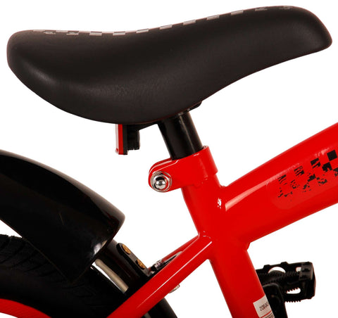 TPFSports Disney Cars Kinderfahrrad - Jungen - 12 Zoll - Rücktritt + Handbremse - Rot TPFSports Disney Cars Kinderfahrrad - Jungen - 12 Zoll - Rücktritt + Handbremse - Rot