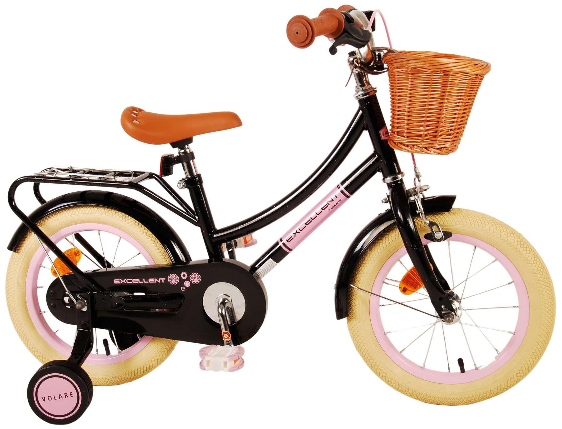 TPFSports Excellent Kinderfahrrad - Mädchen - 14 Zoll TPFSports Excellent Kinderfahrrad - Mädchen - 14 Zoll