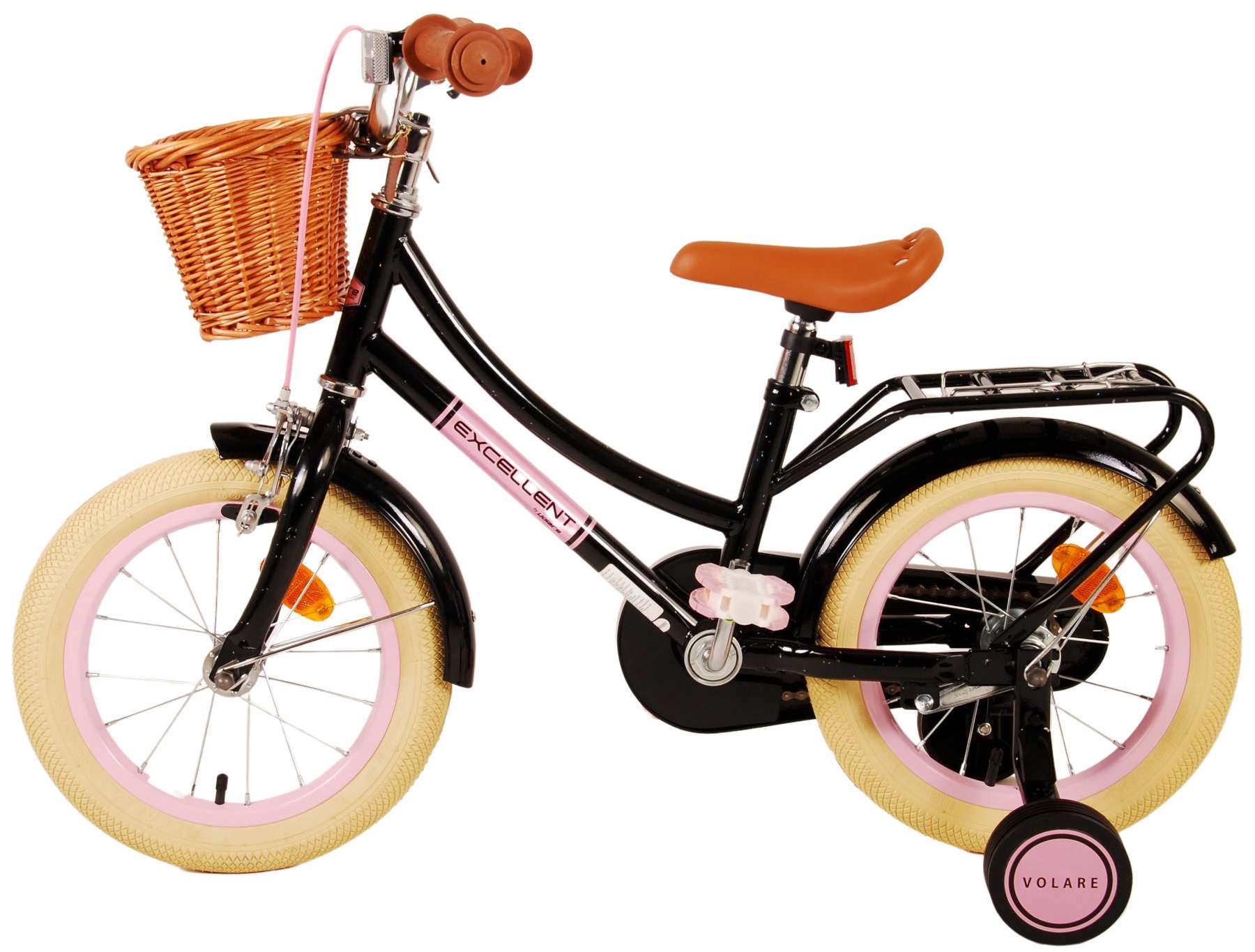 TPFSports Excellent Kinderfahrrad - Mädchen - 14 Zoll TPFSports Excellent Kinderfahrrad - Mädchen - 14 Zoll