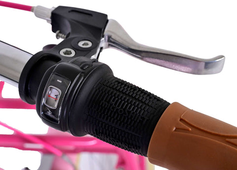 TPFSports Excellent Kinderfahrrad - Mädchen - 26 Zoll - 3 Gänge - Rücktritt + Handbremse - Schwarz TPFSports Excellent Kinderfahrrad - Mädchen - 26 Zoll - 3 Gänge - Rücktritt + Handbremse - Schwarz