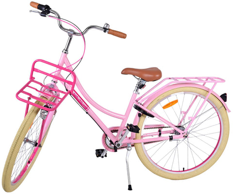 TPFSports Excellent Kinderfahrrad - Mädchen - 26 Zoll - 3 Gänge - Rücktritt + Handbremse - Schwarz