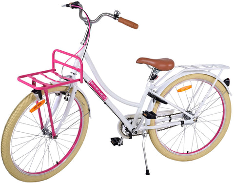 TPFSports Excellent Kinderfahrrad - Mädchen - 26 Zoll - 3 Gänge - Rücktritt + Handbremse - Schwarz