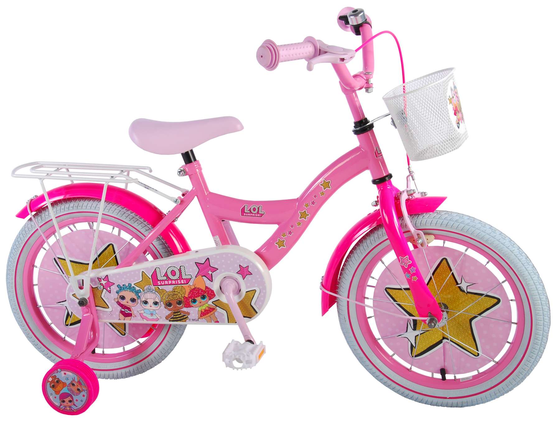 16 zoll kinderfahrrad mädchen TPFSports LOL Surprise Kinderfahrrad - Mädchen