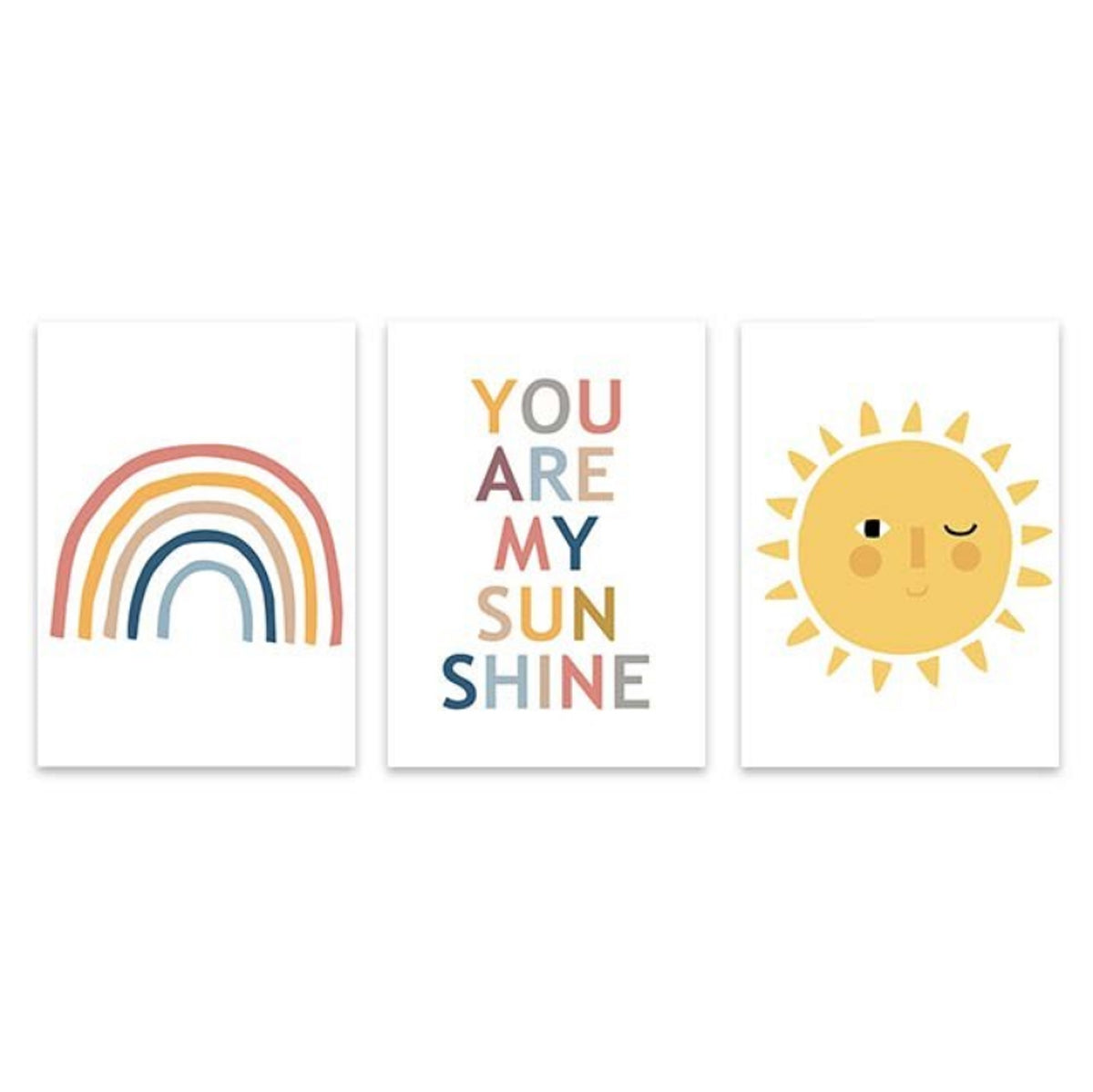 TPFLiving Poster Canvas / You are my sunshine for children\'s rooms - / –  Traumpreisfabrik