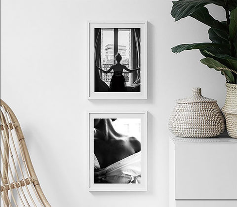 TPFLiving Poster Leinwand / Impressionen Frau, Mädchen - / Verschiedene Größen - OHNE Rahmen - Modell 2PCS TPFLiving Poster Leinwand / Impressionen Frau, Mädchen - / Verschiedene Größen - OHNE Rahmen - Modell 2PCS