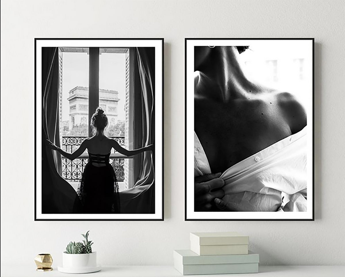 TPFLiving Poster Leinwand / Impressionen Frau, Mädchen - / Verschiedene Größen - OHNE Rahmen - Modell 2PCS TPFLiving Poster Leinwand / Impressionen Frau, Mädchen - / Verschiedene Größen - OHNE Rahmen - Modell 2PCS