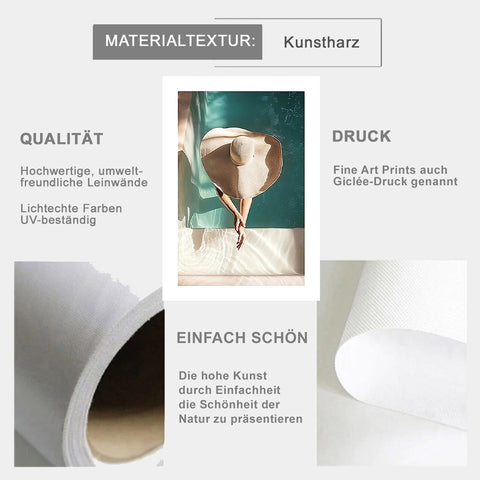 TPFLiving Poster Leinwand / Sommer, Sonne, Mädchen, Pool - / Verschiedene Größen - OHNE Rahmen - Modell 6 TPFLiving Poster Leinwand / Sommer, Sonne, Mädchen, Pool - / Verschiedene Größen - OHNE Rahmen - Modell 6