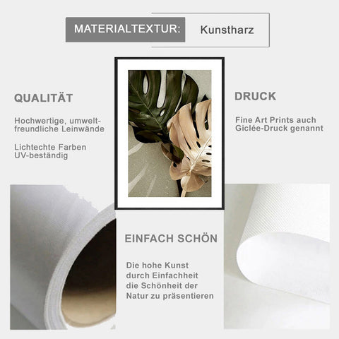 TPFLiving Poster Leinwand / Fensterblätter Monstera - / Verschiedene Größen - OHNE Rahmen - Modell 1 TPFLiving Poster Leinwand / Fensterblätter Monstera - / Verschiedene Größen - OHNE Rahmen - Modell 1