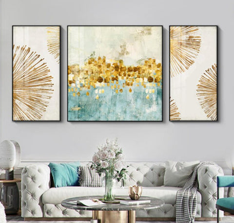 TPFLiving XXL Riesen Poster Leinwand / Breitbildformat - Abstrakte Formen - / mehrere Motive in verschiedenen Größen - OHNE Rahmen - Modell SET6 TPFLiving XXL Riesen Poster Leinwand / Breitbildformat - Abstrakte Formen - / mehrere Motive in verschiedenen Größen - OHNE Rahmen - Modell SET6