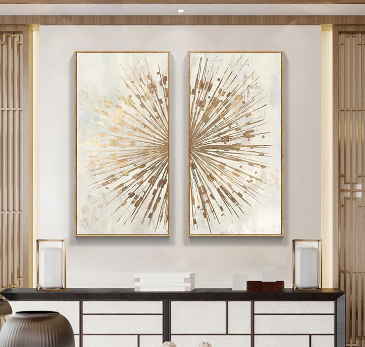 TPFLiving XXL Riesen Poster Leinwand / Breitbildformat - Abstrakte Formen - / mehrere Motive in verschiedenen Größen - OHNE Rahmen - Modell SET6 TPFLiving XXL Riesen Poster Leinwand / Breitbildformat - Abstrakte Formen - / mehrere Motive in verschiedenen Größen - OHNE Rahmen - Modell SET6