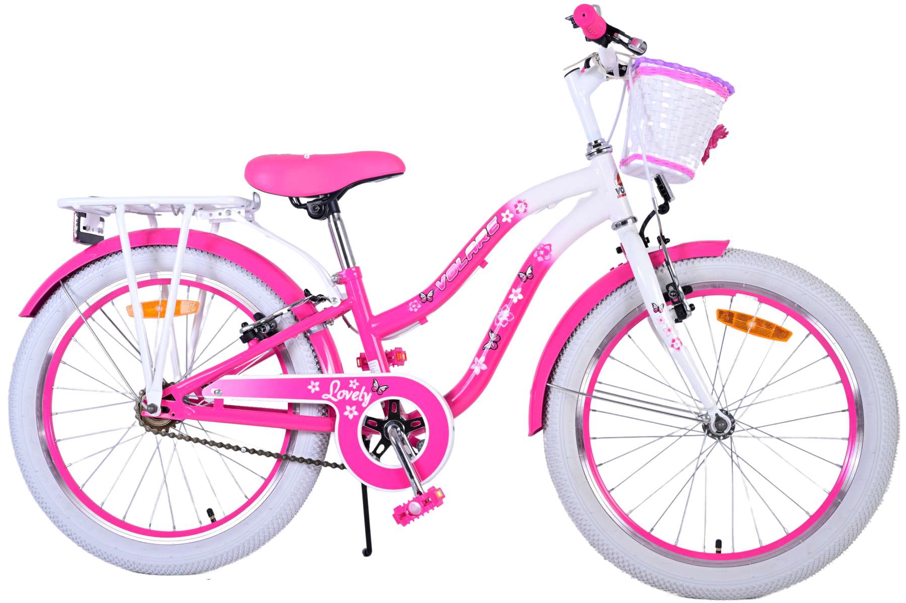 TPFSports Lovely Kinderfahrrad - Mädchen - 20 Zoll - Rücktritt + Handbremse TPFSports Lovely Kinderfahrrad - Mädchen - 20 Zoll - Rücktritt + Handbremse