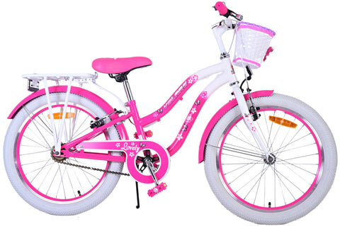 TPFSports Lovely Kinderfahrrad - Mädchen - 20 Zoll - Rücktritt + Handbremse TPFSports Lovely Kinderfahrrad - Mädchen - 20 Zoll - Rücktritt + Handbremse