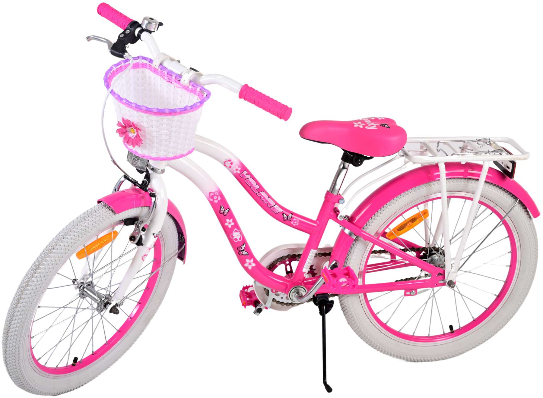 TPFSports Lovely Kinderfahrrad - Mädchen - 20 Zoll - Rücktritt + Handbremse TPFSports Lovely Kinderfahrrad - Mädchen - 20 Zoll - Rücktritt + Handbremse