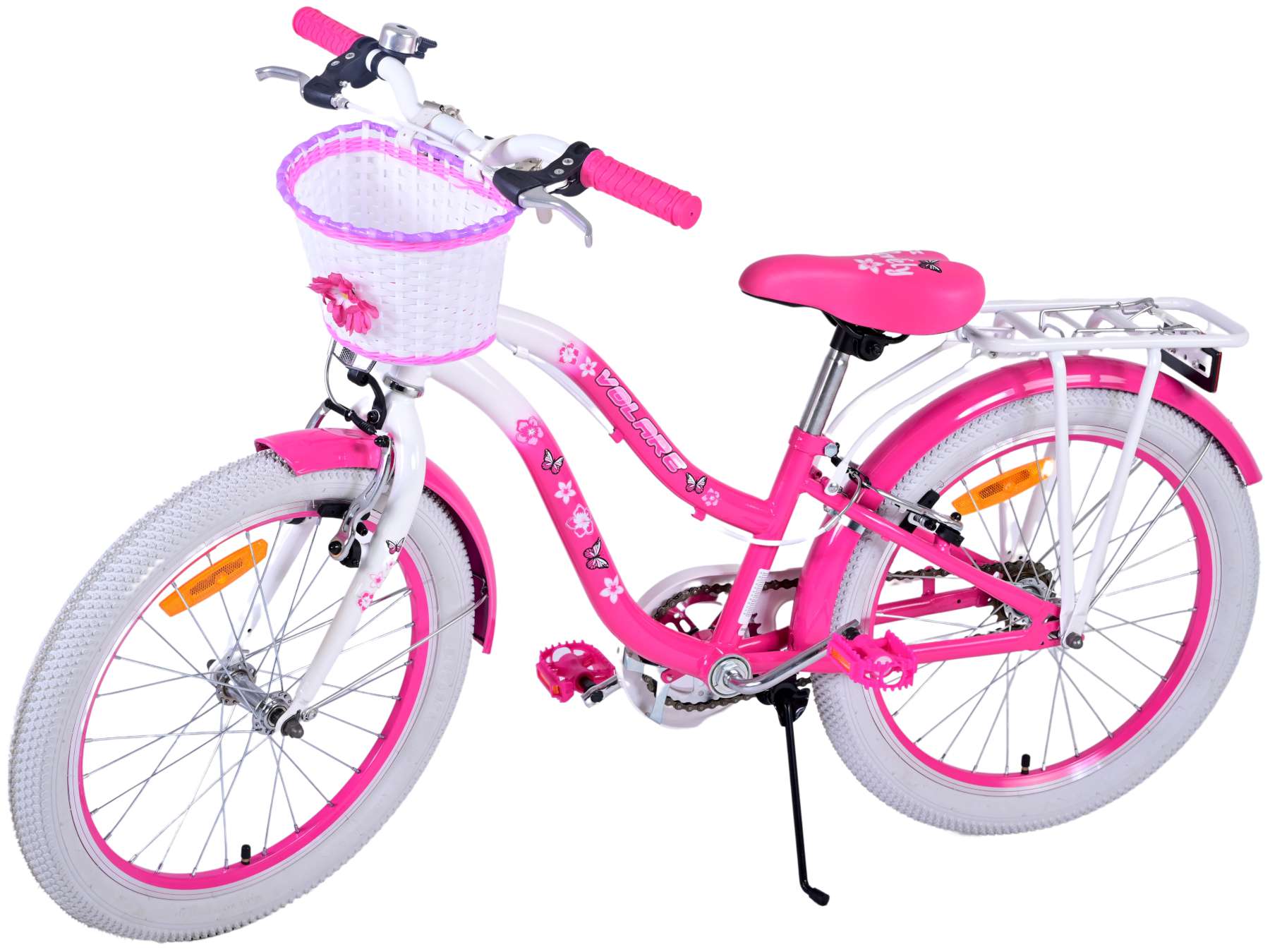 TPFSports Lovely Kinderfahrrad - Mädchen - 20 Zoll - Rücktritt + Handbremse TPFSports Lovely Kinderfahrrad - Mädchen - 20 Zoll - Rücktritt + Handbremse