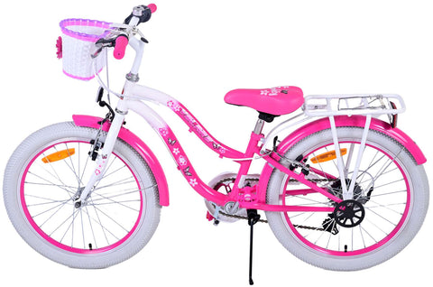 TPFSports Lovely Kinderfahrrad - Mädchen - 20 Zoll - 2 Handbremsen - 7 Gänge TPFSports Lovely Kinderfahrrad - Mädchen - 20 Zoll - 2 Handbremsen - 7 Gänge