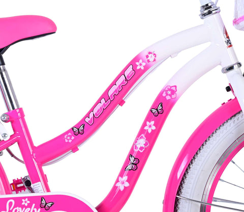 TPFSports Lovely Kinderfahrrad - Mädchen - 20 Zoll - Rücktritt + Handbremse TPFSports Lovely Kinderfahrrad - Mädchen - 20 Zoll - Rücktritt + Handbremse