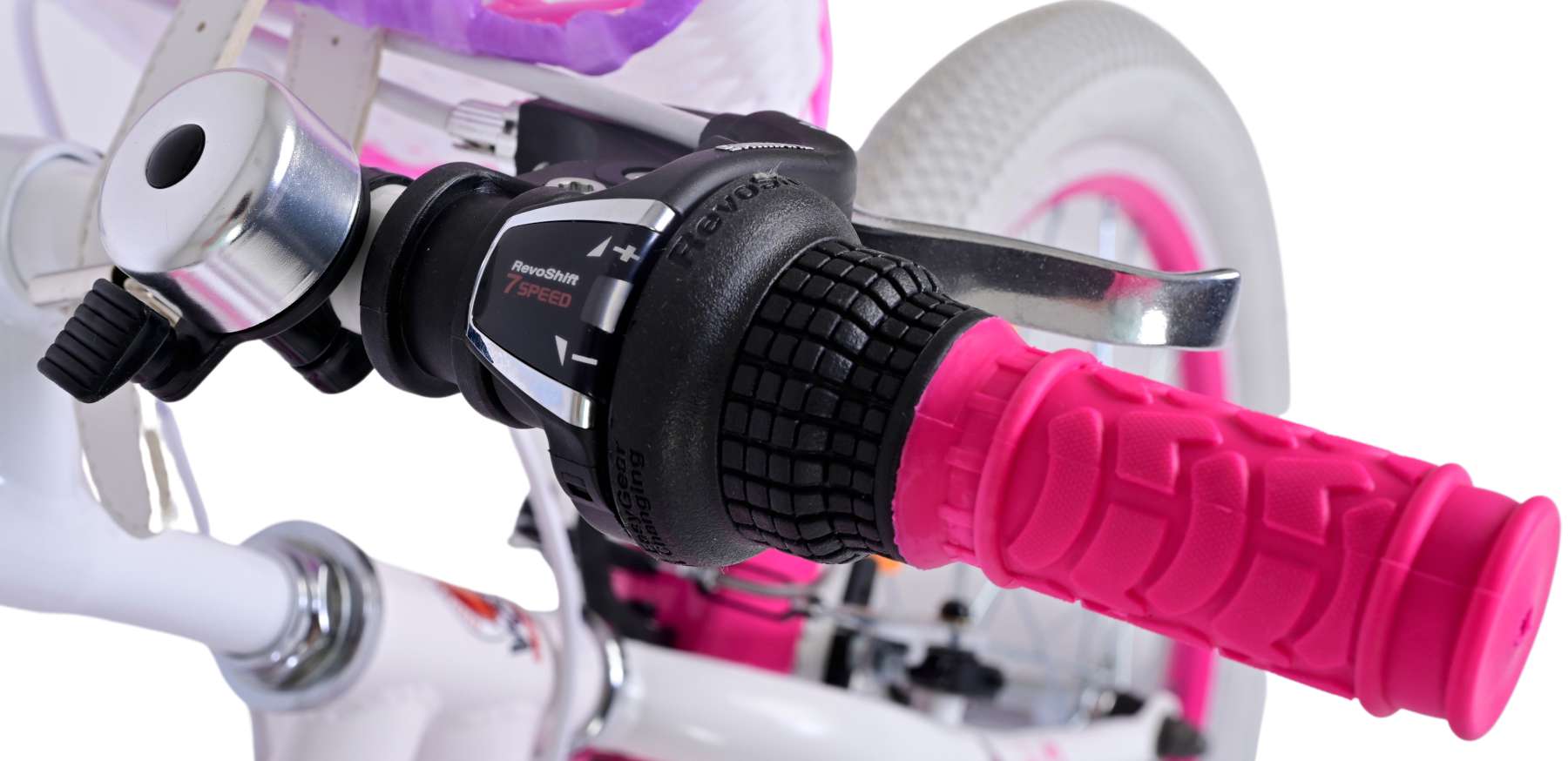 TPFSports Lovely Kinderfahrrad - Mädchen - 20 Zoll - 2 Handbremsen - 7 Gänge TPFSports Lovely Kinderfahrrad - Mädchen - 20 Zoll - 2 Handbremsen - 7 Gänge