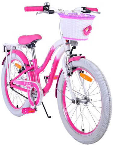 TPFSports Lovely Kinderfahrrad - Mädchen - 20 Zoll - Rücktritt + Handbremse TPFSports Lovely Kinderfahrrad - Mädchen - 20 Zoll - Rücktritt + Handbremse