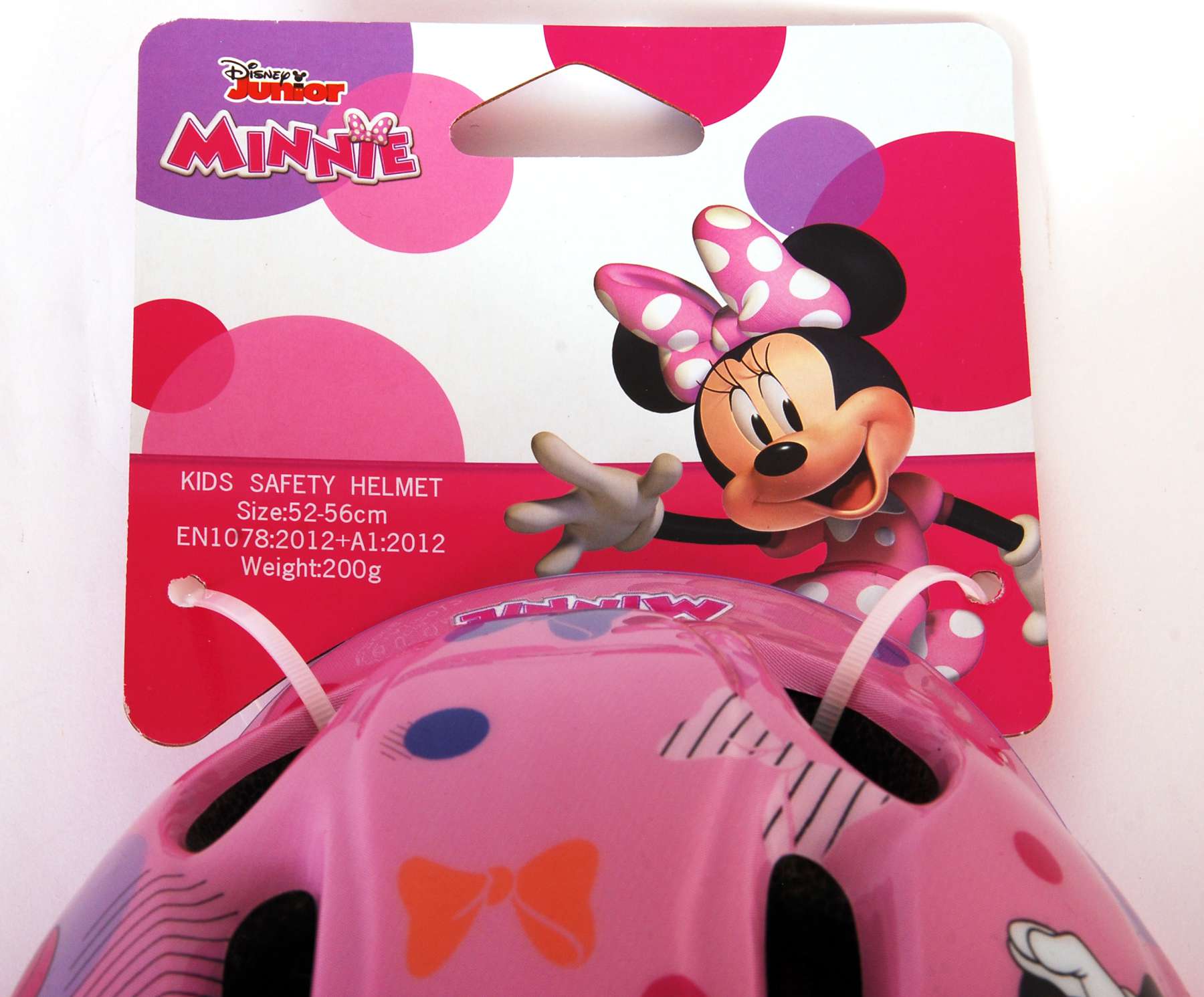 TPFSports Disney Minnie Fahrradhelm - 52-56cm Kopfumfang - Mädchen - Rosa TPFSports Disney Minnie Fahrradhelm - 52-56cm Kopfumfang - Mädchen - Rosa