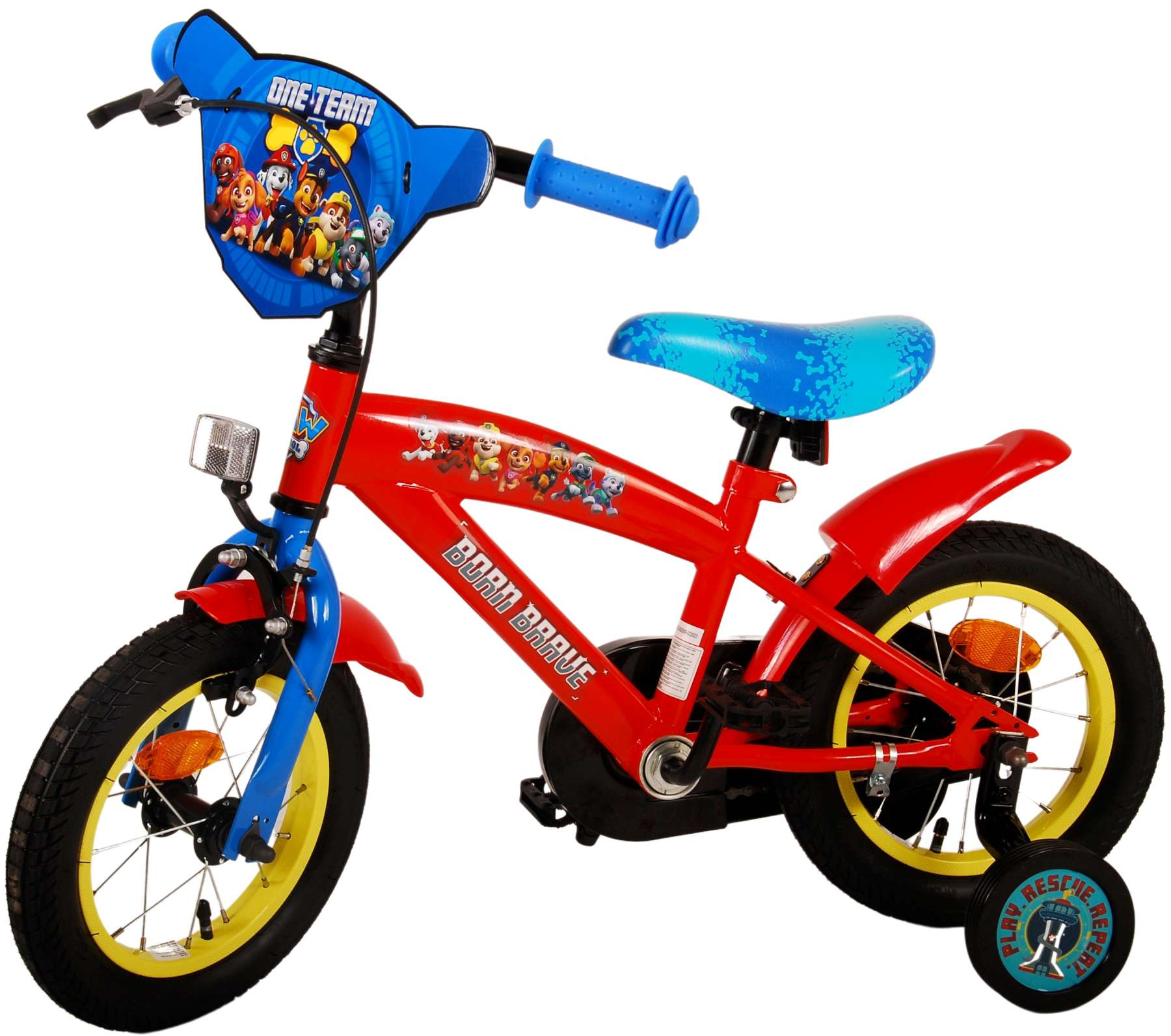 TPFSports Paw Patrol Kinderfahrrad - Jungen - 12 Zoll - Modell 5 TPFSports Paw Patrol Kinderfahrrad - Jungen - 12 Zoll - Modell 5