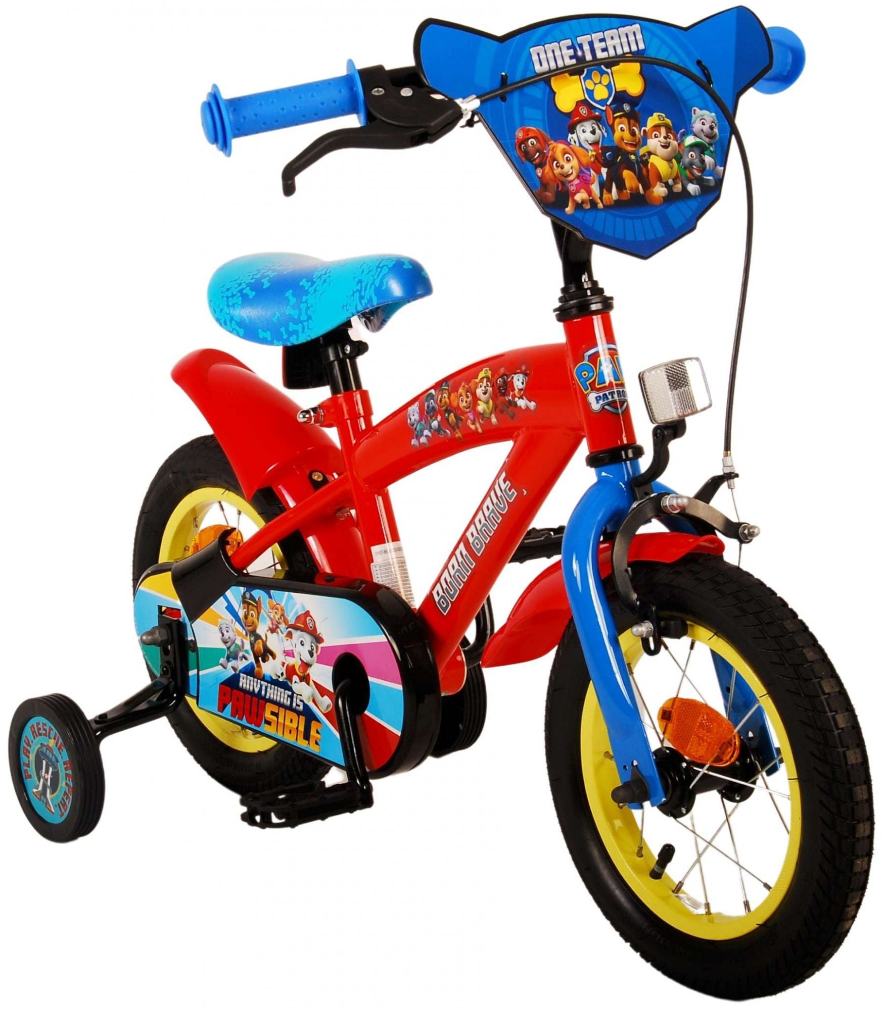 TPFSports Paw Patrol Kinderfahrrad - Jungen - 12 Zoll - Modell 5 TPFSports Paw Patrol Kinderfahrrad - Jungen - 12 Zoll - Modell 5