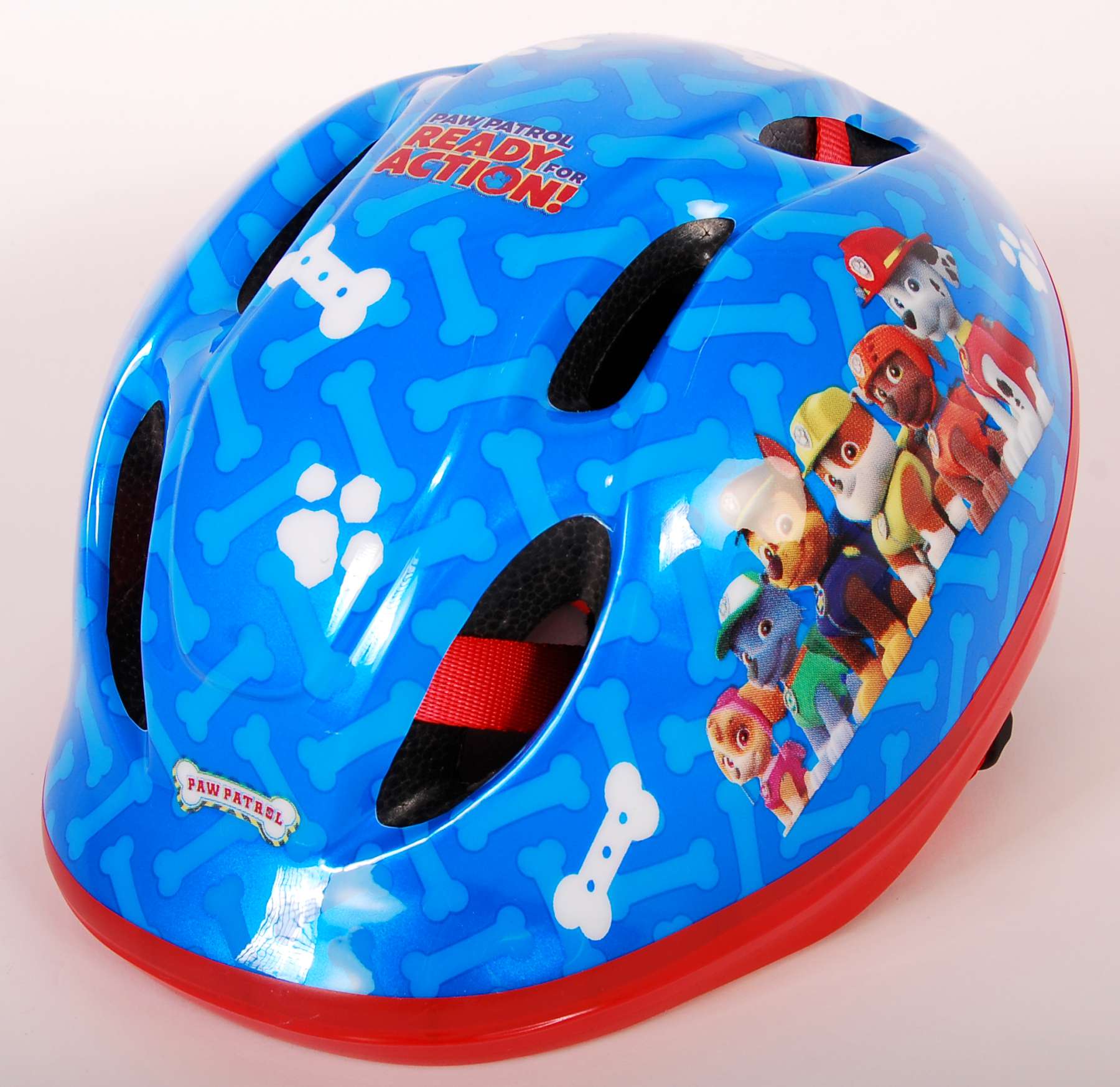 TPFSports Paw-Patrol Fahrradhelm - 51-55cm Kopfumfang - Jungen - Blau/Rot TPFSports Paw-Patrol Fahrradhelm - 51-55cm Kopfumfang - Jungen - Blau/Rot