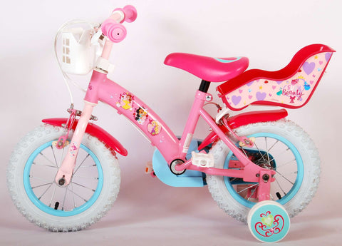 TPFSports Disney Princess Kinderfahrrad - Mädchen - 12 Zoll TPFSports Disney Princess Kinderfahrrad - Mädchen - 12 Zoll