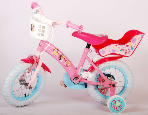 TPFSports Disney Princess Kinderfahrrad - Mädchen - 12 Zoll TPFSports Disney Princess Kinderfahrrad - Mädchen - 12 Zoll