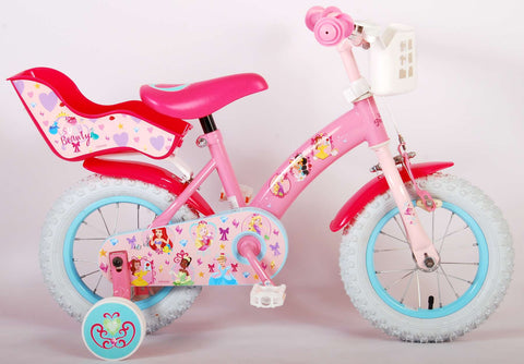 TPFSports Disney Princess Kinderfahrrad - Mädchen - 12 Zoll TPFSports Disney Princess Kinderfahrrad - Mädchen - 12 Zoll