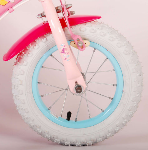 TPFSports Disney Princess Kinderfahrrad - Mädchen - 12 Zoll TPFSports Disney Princess Kinderfahrrad - Mädchen - 12 Zoll