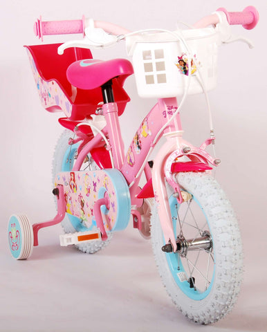 TPFSports Disney Princess Kinderfahrrad - Mädchen - 12 Zoll TPFSports Disney Princess Kinderfahrrad - Mädchen - 12 Zoll
