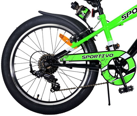 TPFSports Sportivo Kinderfahrrad - Jungen - 7 Gänge - 20 Zoll TPFSports Sportivo Kinderfahrrad - Jungen - 7 Gänge - 20 Zoll