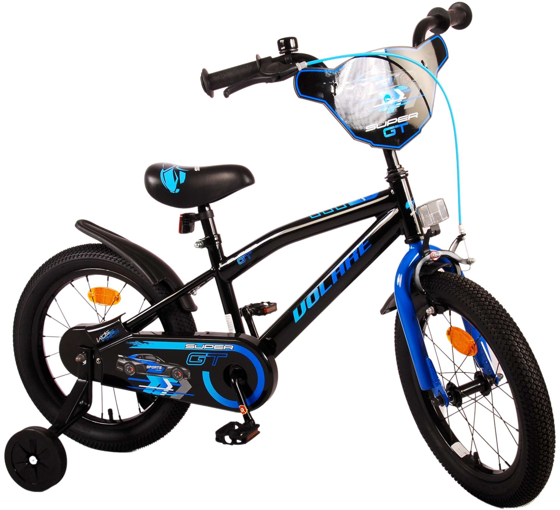 kinderfahrrad 16 zoll mit rücktrittbremse TPFSports Super GT Kinderfahrrad - Jungen
