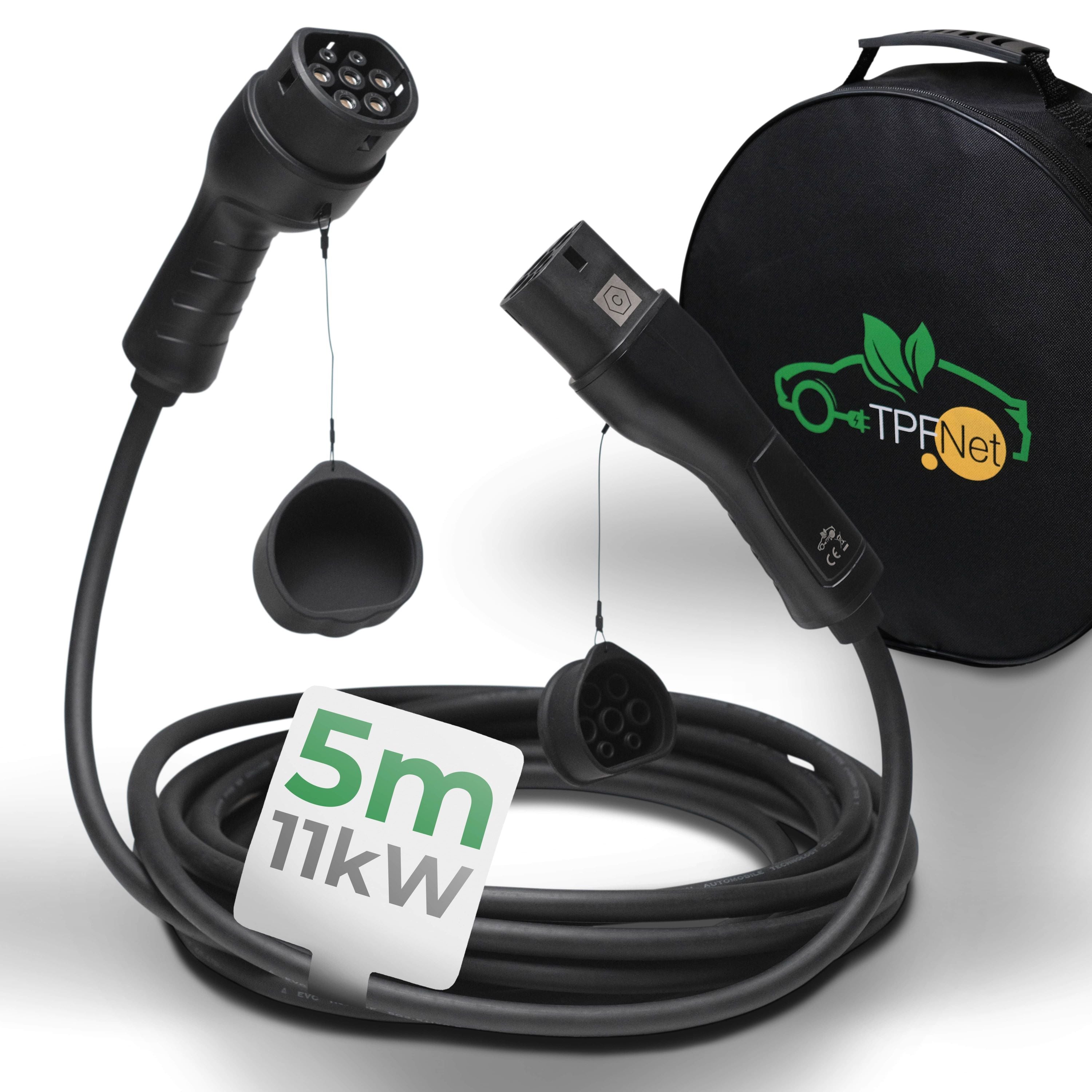 TPFNet Typ 2 E-Auto Ladekabel 11kW, 16A, 3-Phasig, 5-10m