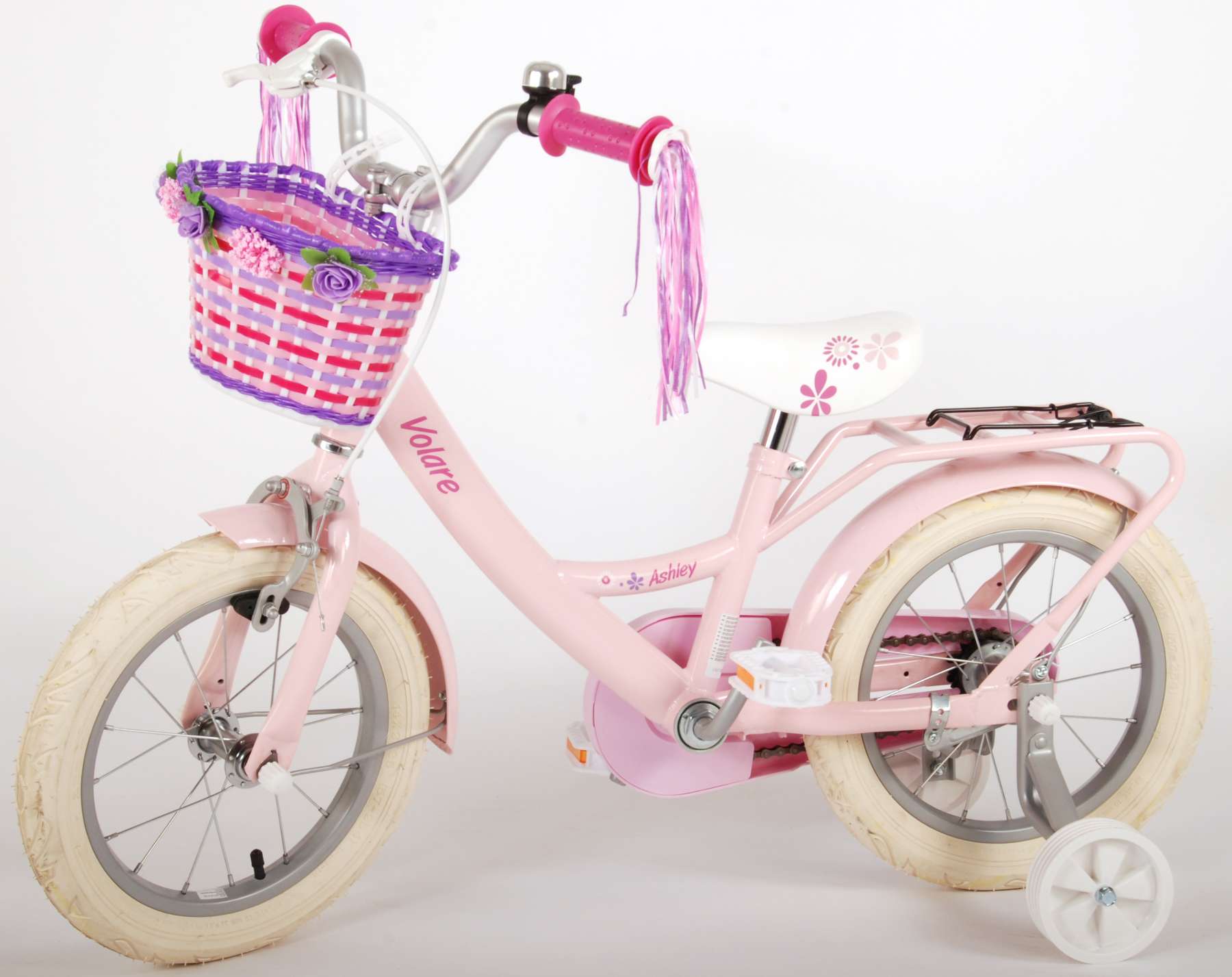 TPFSports Ashley Kinderfahrrad - Mädchen - 14 Zoll TPFSports Ashley Kinderfahrrad - Mädchen - 14 Zoll