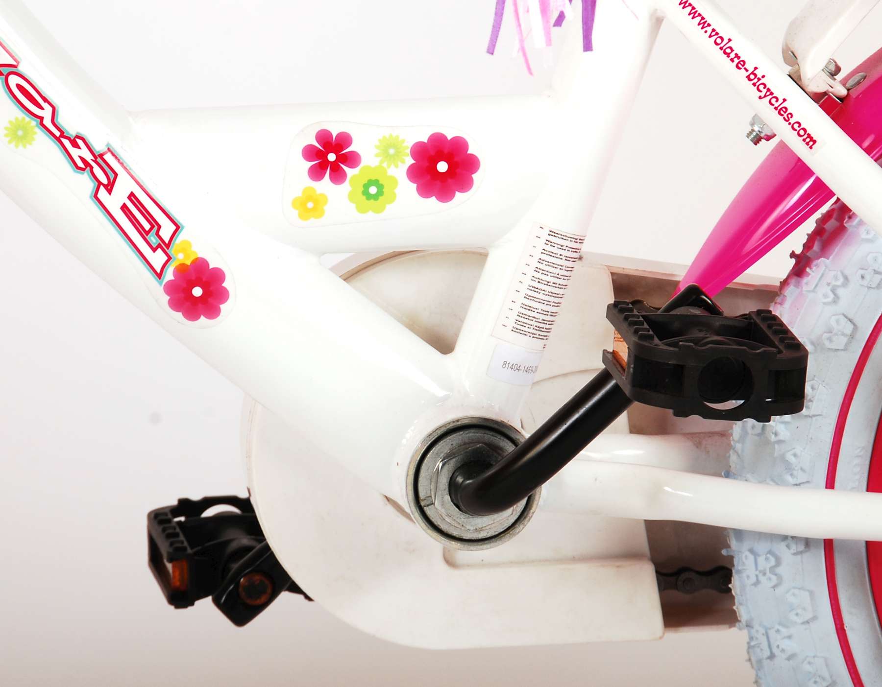 TPFSports Ashley Kinderfahrrad - Mädchen - 14 Zoll TPFSports Ashley Kinderfahrrad - Mädchen - 14 Zoll