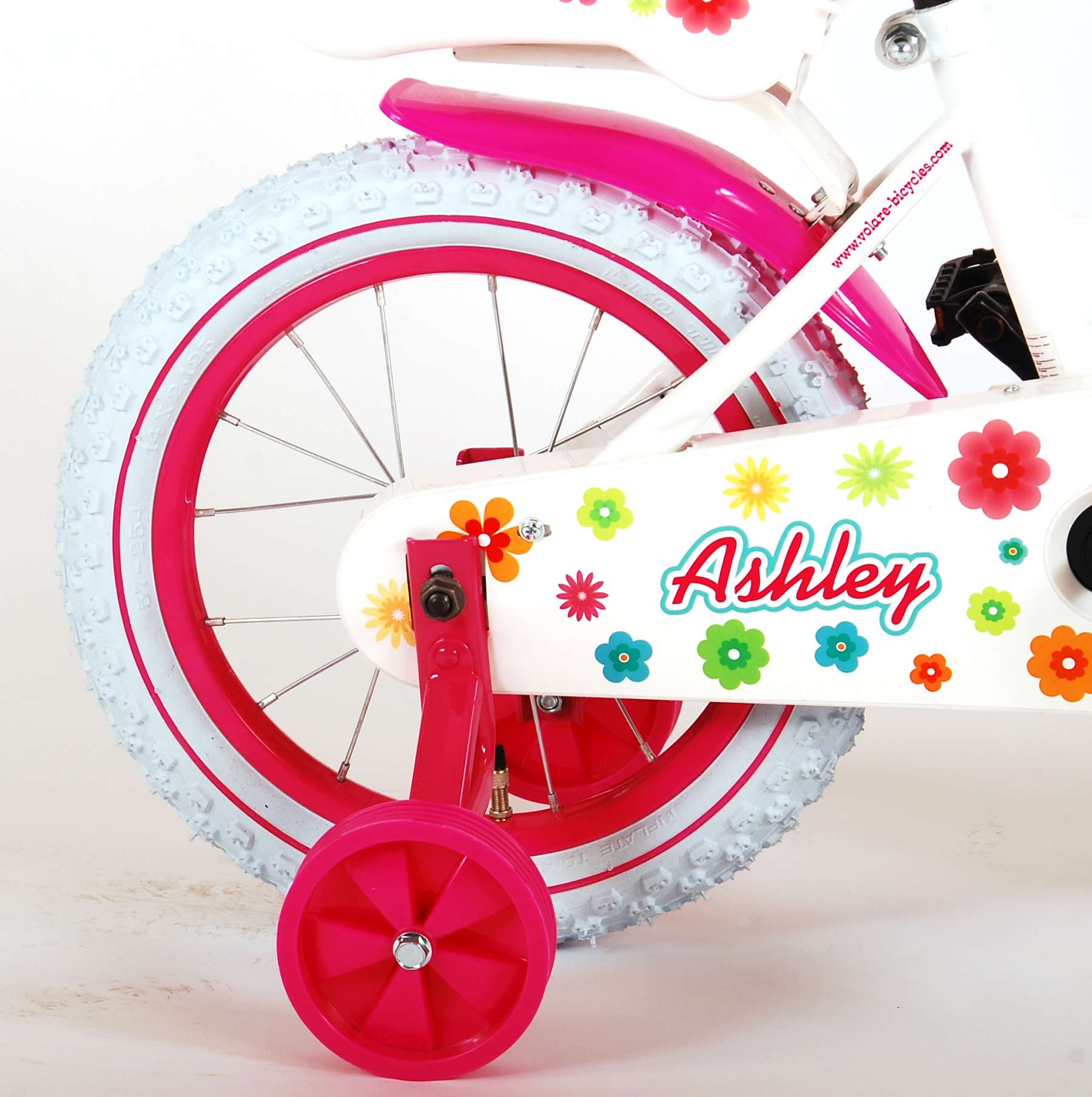 TPFSports Ashley Kinderfahrrad - Mädchen - 14 Zoll TPFSports Ashley Kinderfahrrad - Mädchen - 14 Zoll