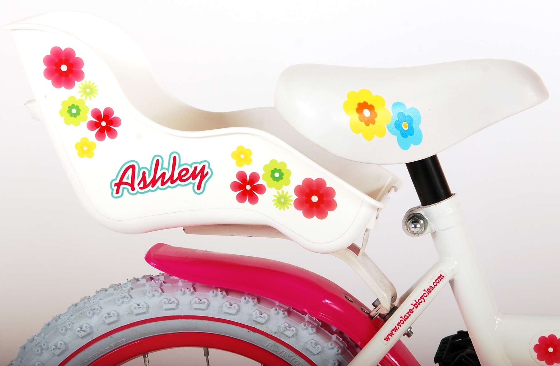 TPFSports Ashley Kinderfahrrad - Mädchen - 14 Zoll TPFSports Ashley Kinderfahrrad - Mädchen - 14 Zoll