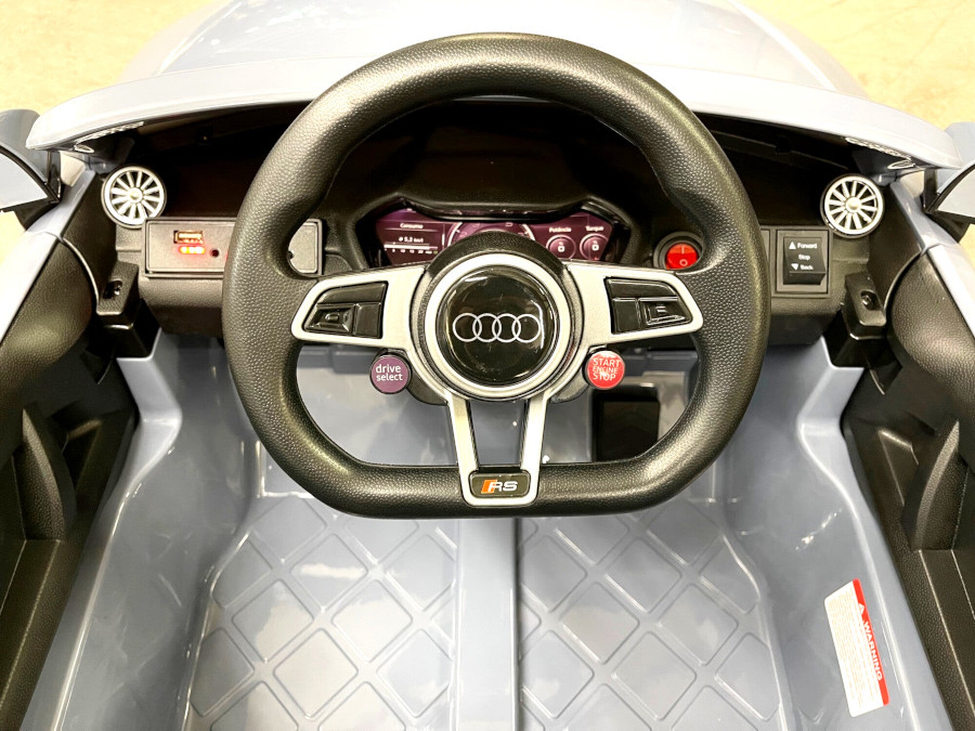 TPFLiving Elektro-Kinderauto Audi TT RS - Kinderauto - Elektroauto - Ledersitz und Sicherheitsgurt TPFLiving Elektro-Kinderauto Audi TT RS - Kinderauto - Elektroauto - Ledersitz und Sicherheitsgurt