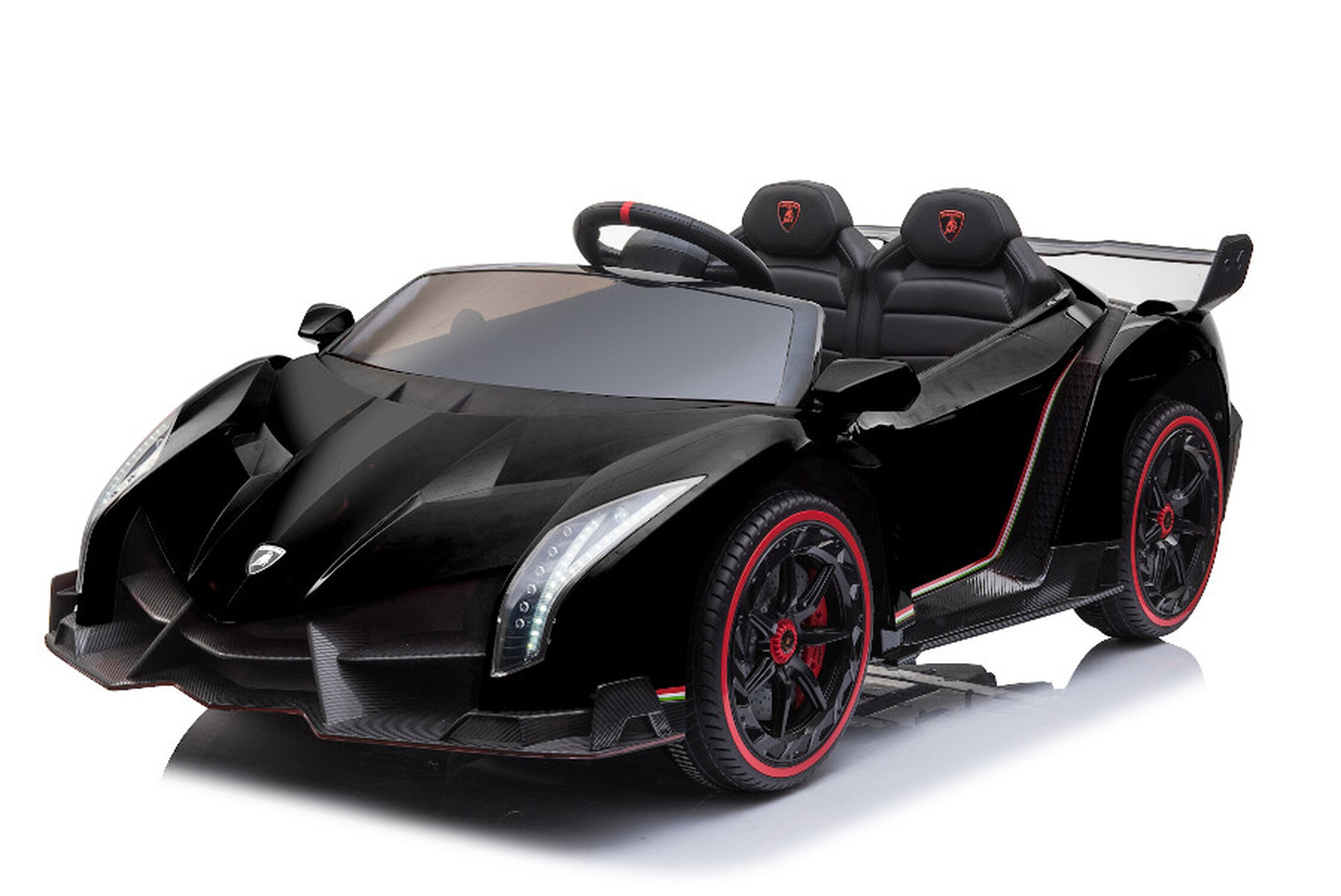 TPFLiving Elektro-Kinderauto Lamborghini Veneno Doppelsitzer - Kinderauto - Elektroauto - Ledersitz und Sicherheitsgurt TPFLiving Elektro-Kinderauto Lamborghini Veneno Doppelsitzer - Kinderauto - Elektroauto - Ledersitz und Sicherheitsgurt