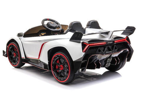 TPFLiving Elektro-Kinderauto Lamborghini Veneno Doppelsitzer - Kinderauto - Elektroauto - Ledersitz und Sicherheitsgurt TPFLiving Elektro-Kinderauto Lamborghini Veneno Doppelsitzer - Kinderauto - Elektroauto - Ledersitz und Sicherheitsgurt