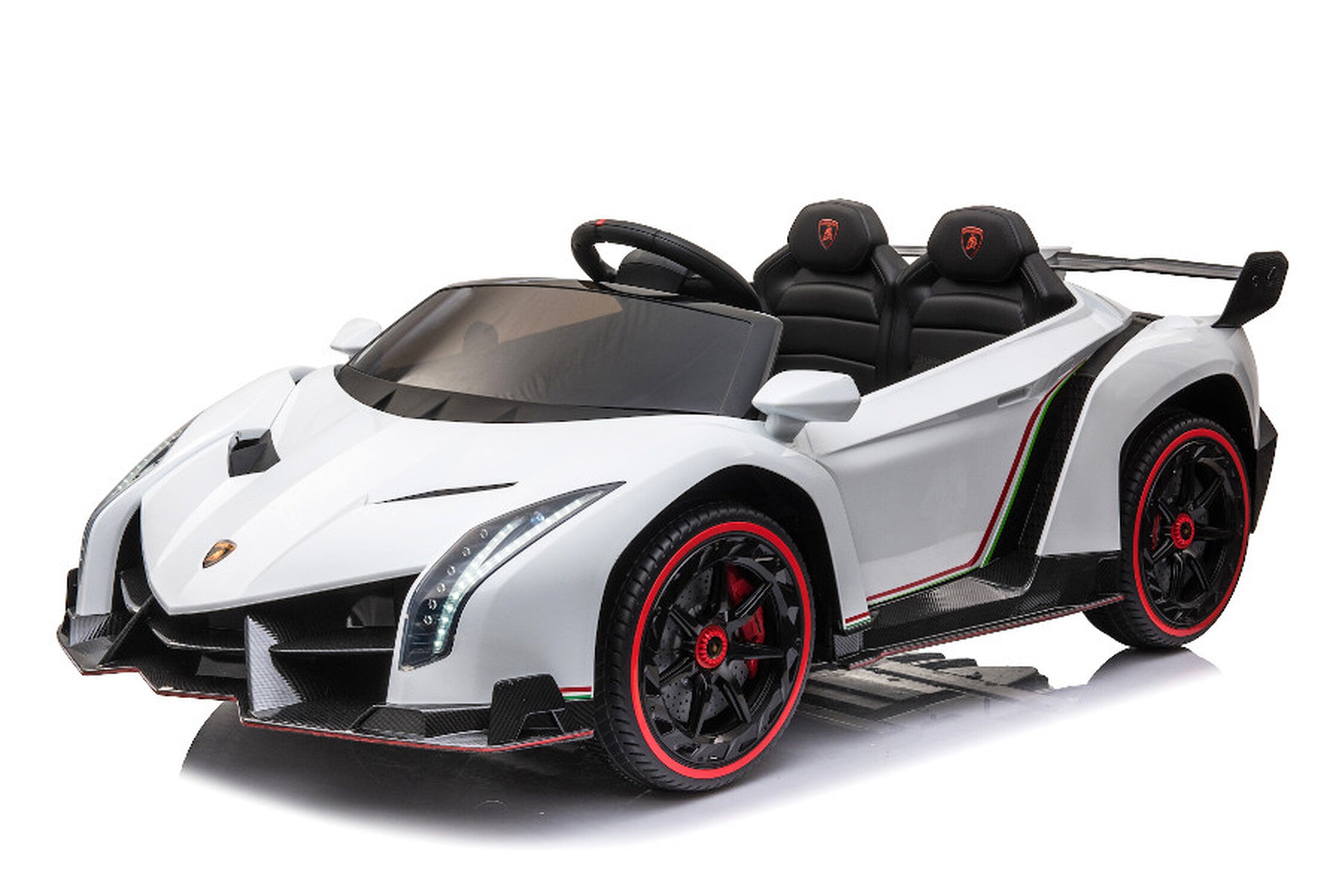 TPFLiving Elektro-Kinderauto Lamborghini Veneno Doppelsitzer - Kinderauto - Elektroauto - Ledersitz und Sicherheitsgurt TPFLiving Elektro-Kinderauto Lamborghini Veneno Doppelsitzer - Kinderauto - Elektroauto - Ledersitz und Sicherheitsgurt