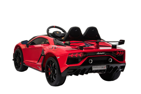 TPFLiving Elektro-Kinderauto Lamborghini Aventador SVJ Doppelsitzer - Kinderauto - Elektroauto - Ledersitz und Sicherheitsgurt TPFLiving Elektro-Kinderauto Lamborghini Aventador SVJ Doppelsitzer - Kinderauto - Elektroauto - Ledersitz und Sicherheitsgurt