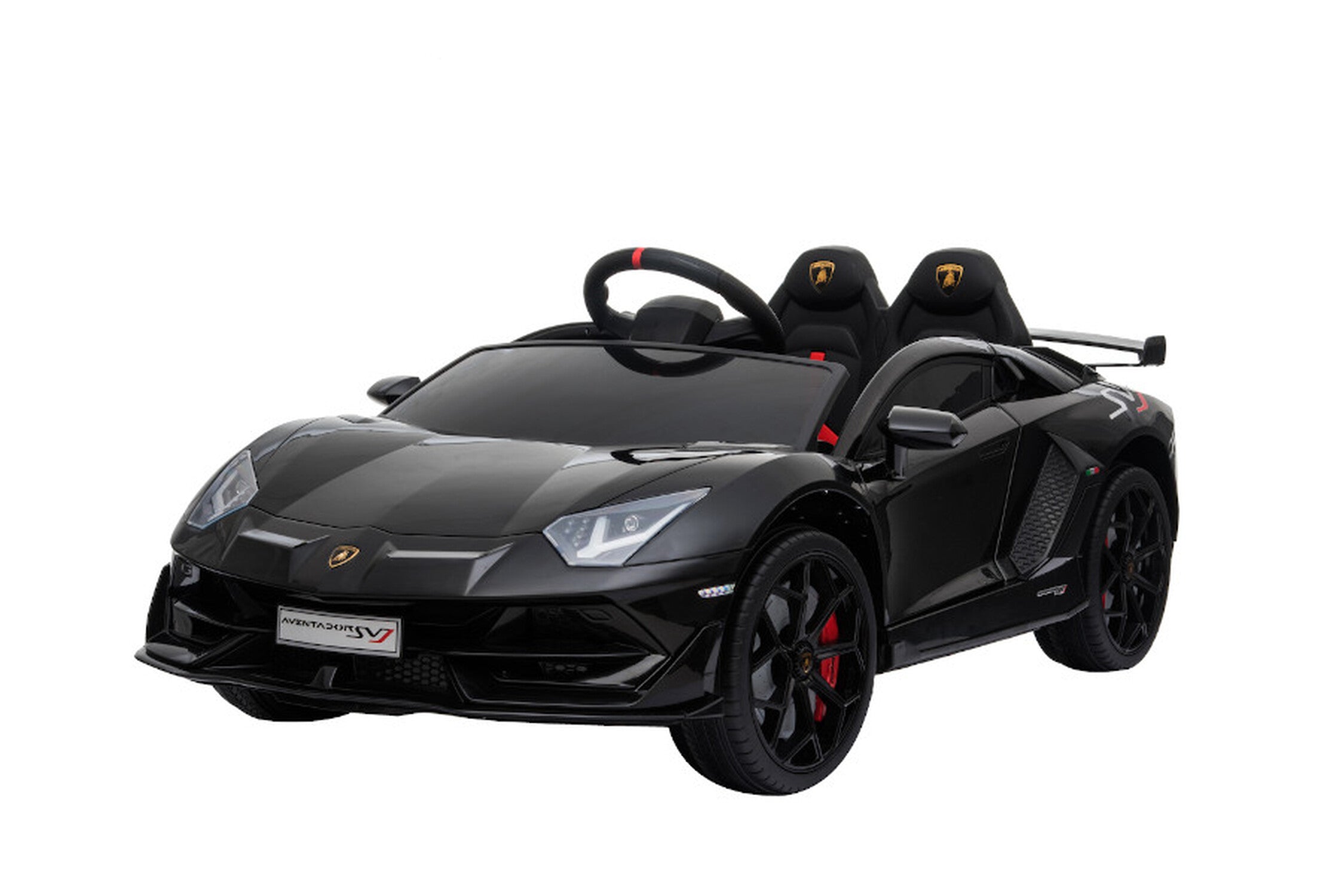 TPFLiving Elektro-Kinderauto Lamborghini Aventador SVJ Doppelsitzer - Kinderauto - Elektroauto - Ledersitz und Sicherheitsgurt TPFLiving Elektro-Kinderauto Lamborghini Aventador SVJ Doppelsitzer - Kinderauto - Elektroauto - Ledersitz und Sicherheitsgurt