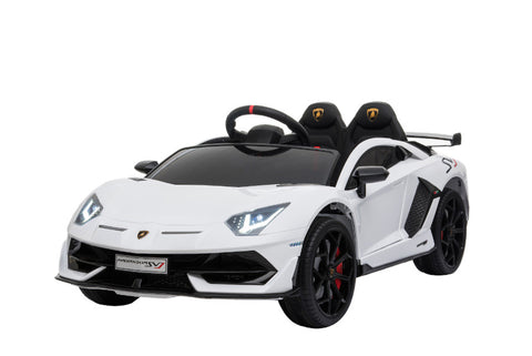 TPFLiving Elektro-Kinderauto Lamborghini Aventador SVJ Doppelsitzer - Kinderauto - Elektroauto - Ledersitz und Sicherheitsgurt TPFLiving Elektro-Kinderauto Lamborghini Aventador SVJ Doppelsitzer - Kinderauto - Elektroauto - Ledersitz und Sicherheitsgurt
