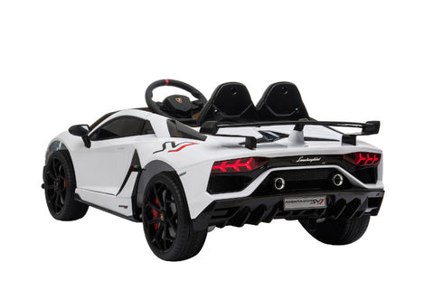 TPFLiving Elektro-Kinderauto Lamborghini Aventador SVJ Doppelsitzer - Kinderauto - Elektroauto - Ledersitz und Sicherheitsgurt TPFLiving Elektro-Kinderauto Lamborghini Aventador SVJ Doppelsitzer - Kinderauto - Elektroauto - Ledersitz und Sicherheitsgurt